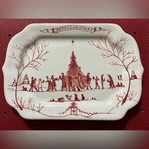 Juliska Country Estate Winter Frolic 7.5" Christmas Tray